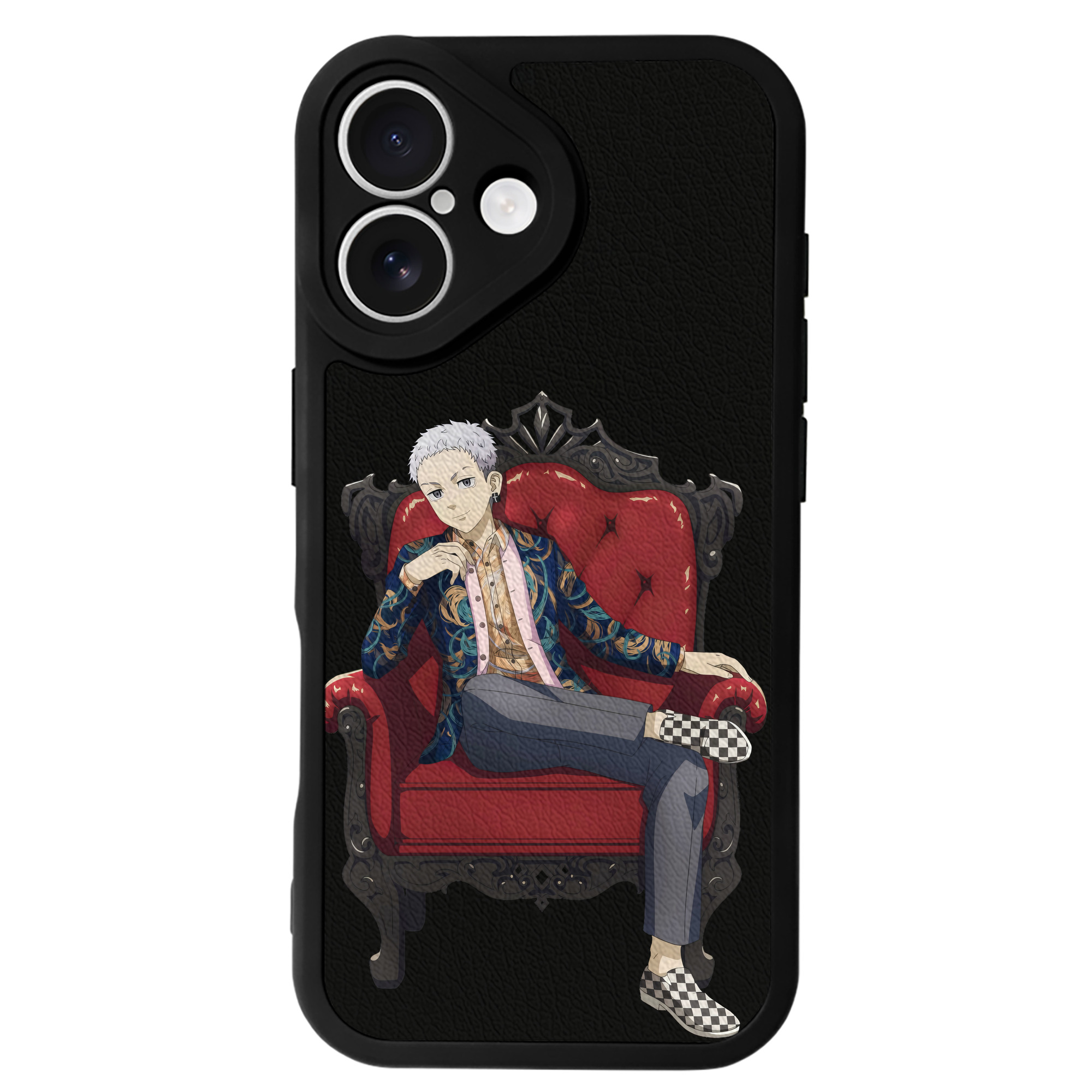 （画像用） 東京リベンジャーズ Tokyo Revengers 【iPhone 16シリーズ対応】シリコンスマホケース（レザー調） 材質：シリコン